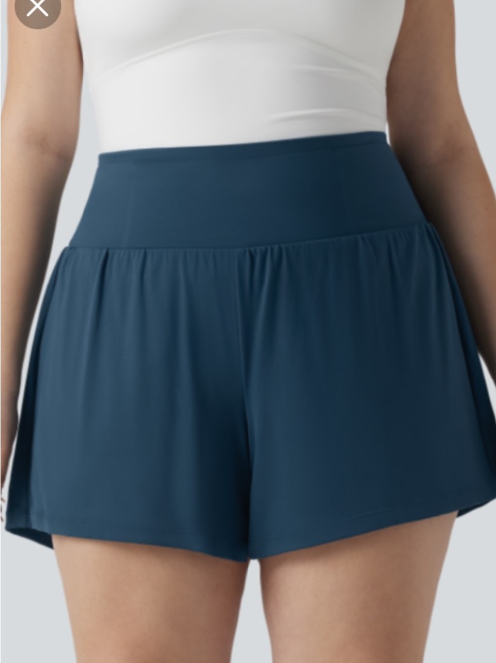 🆕 Dropping soon! HALARA High-Waist Athletic Yoga double-layer Shorts - Picture 2 of 4